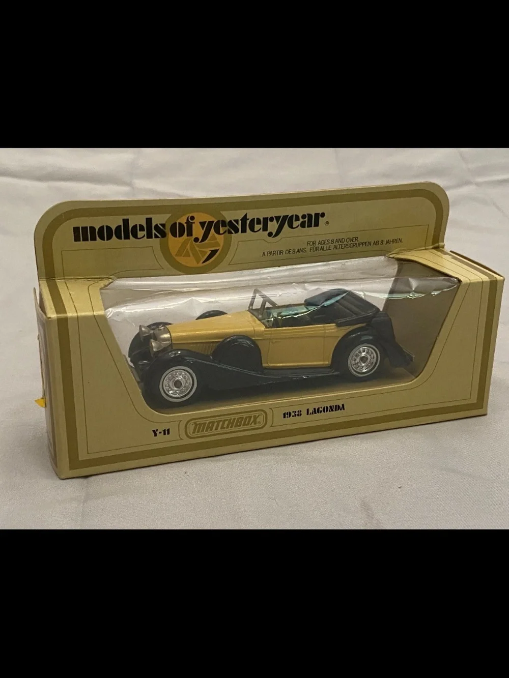 Vintage Matchbox Models of Yesteryear Collectible 1935 Lagonda